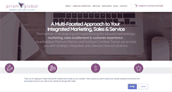Desktop Screenshot of prismglobalmarketing.com